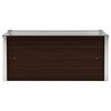 vidaXL Lit surélevé de jardin Marron 100x40x45 cm Acier galvanisé