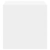 vidaXL Armoires murales 2 pcs Blanc 37x37x37 cm Bois d&rsquo;ing&eacute;nierie