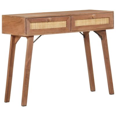 vidaXL Table console 100x35x76 cm Bois de manguier massif