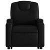 vidaXL Fauteuil inclinable de massage noir similicuir