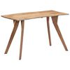 vidaXL Table de salle &agrave; manger 120x58x76 cm Bois d'acacia solide