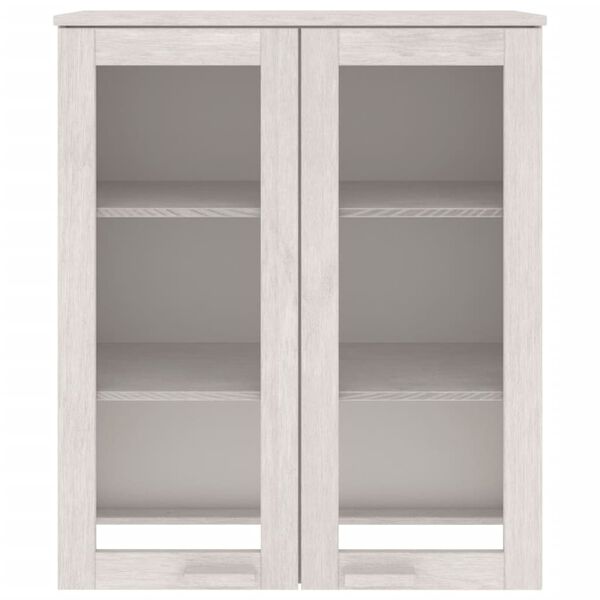 vidaXL Dessus de buffet HAMAR Blanc 85x35x100 cm Bois de pin massif