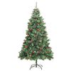 vidaXL Sapin de No&euml;l artificiel articul&eacute; avec 300 LED 180 cm