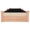 vidaXL Lit sur&eacute;lev&eacute; de jardin doublure 240x60x25 cm bois massif sapin