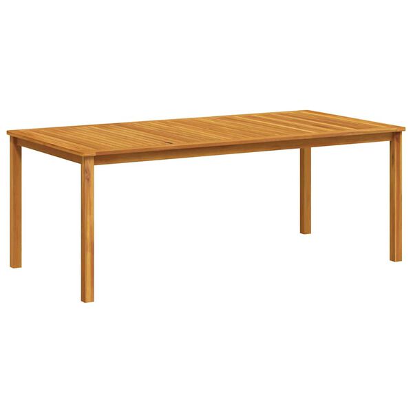 vidaXL Table de jardin 200x100x74 cm Bois d'acacia massif