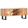 vidaXL Meuble TV 118x30x45 cm Bois d'acacia massif