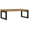 vidaXL Table basse 100x50x35 cm Bois de manguier solide et acier