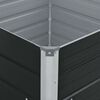 vidaXL Jardini&egrave;re 100 x 100 x 45 cm Acier galvanis&eacute; Anthracite