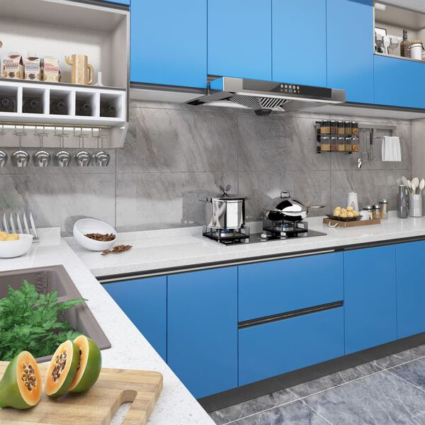 vidaXL Film autoadh&eacute;sif pour meubles Azur&eacute; 500x90 cm PVC