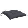 vidaXL Coussins de chaise lot de 6 anthracite 40x40x7 cm