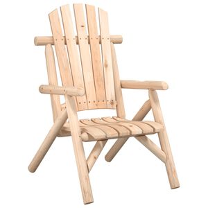 vidaXL Chaise de jardin 68x86x103 cm bois massif d'&eacute;pic&eacute;a