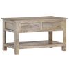 vidaXL Table basse 82x52x47 cm Bois de manguier massif