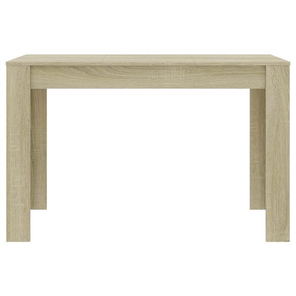 vidaXL Table &agrave; manger Ch&ecirc;ne sonoma 120x60x76 cm Bois d'ing&eacute;nierie