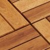 vidaXL Carreaux de terrasse 30x30 cm 10 pcs Acacia