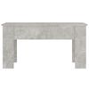vidaXL Table basse gris b&eacute;ton 101x49x52 cm bois d'ing&eacute;nierie