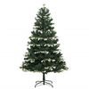 vidaXL Sapin de No&euml;l artificiel articul&eacute; 300 LED et boules 180 cm