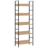 vidaXL Biblioth&egrave;que &agrave; 5 niveaux ch&ecirc;ne 60x27,6x158,5 cm bois ing&eacute;nierie