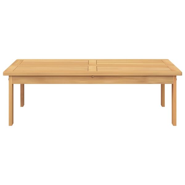vidaXL Table de jardin 100x60x30 cm bois d'acacia solide