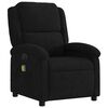 vidaXL Fauteuil inclinable de massage &eacute;lectrique noir velours