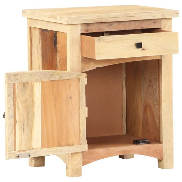 vidaXL Table de chevet 40 x 30 x 50 cm Bois de récupération massif