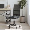 vidaXL Chaise de bureau noir tissu en maille