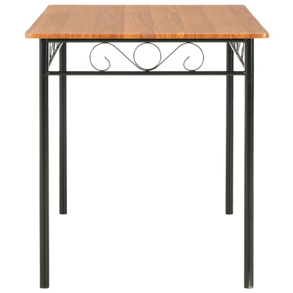 vidaXL Table à manger Marron 120x70x75 cm MDF