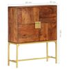 vidaXL Buffet 80x30x100 cm Bois d'acacia solide