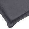 vidaXL Coussin de chaise longue anthracite 186x58x4 cm tissu oxford