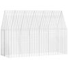vidaXL Cage pour lapins Argent&eacute; 300 x 100 x 210 cm Acier galvanis&eacute;