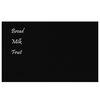 vidaXL Tableau noir magn&eacute;tique mural Noir 80x50 cm Verre tremp&eacute;