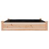 vidaXL Lit surélevé de jardin doublure 120x120x25 cm bois massif sapin