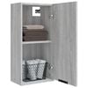 vidaXL Armoire de salle de bain murale Sonoma gris 32x20x67 cm