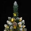 vidaXL Sapin de No&euml;l artificiel mince 300 LED 180 cm