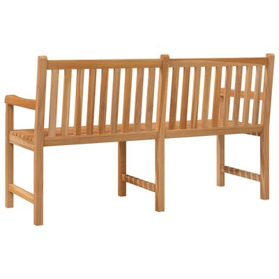 vidaXL Banc de jardin 150 cm Bois de teck solide