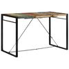 vidaXL Table de bar 175x90x110 cm bois massif de r&eacute;cup&eacute;ration