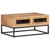 vidaXL Table basse 90x60x40 cm Bois d'acacia massif