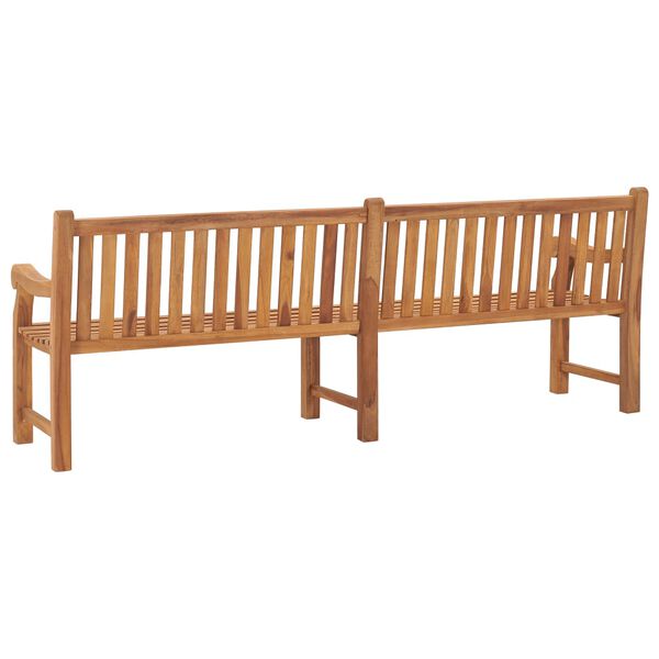 vidaXL Banc de jardin 228 cm bois de teck solide