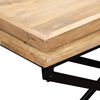 vidaXL Table basse Bois de manguier massif 110x55x42 cm