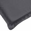 vidaXL Coussin de chaise longue anthracite 180x60x4 cm tissu oxford
