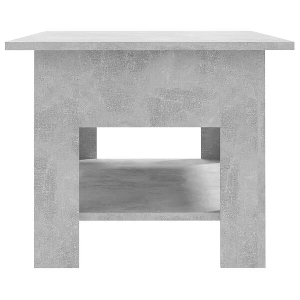 vidaXL Table basse gris b&eacute;ton 102x55x42 cm bois d'ing&eacute;nierie
