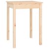 vidaXL Table &agrave; manger 55x55x75 cm Bois massif de pin