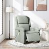 vidaXL Fauteuil inclinable de massage électrique gris clair velours