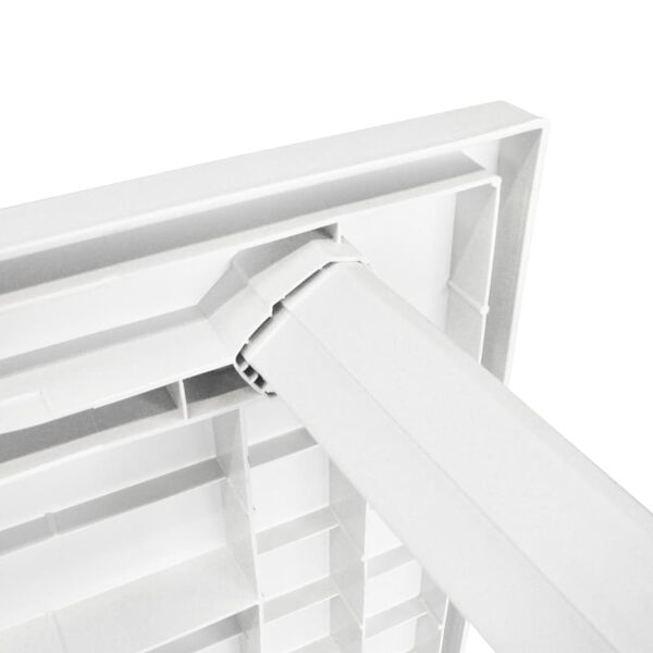 vidaXL Table de jardin Blanc 126 x 76 x 72 cm Plastique