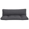 vidaXL Coussins de palette lot de 2 anthracite tissu