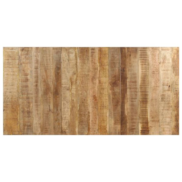 vidaXL Table de salle &agrave; manger 200x100x76 cm Bois de manguier solide