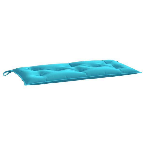 vidaXL Coussin de banc de jardin turquoise 100x50x7 cm tissu oxford