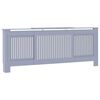 vidaXL Cache-Radiateur 2 pcs Gris 205 x 20,5 x 81,5 cm