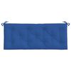 vidaXL Coussins de banc jardin lot de 2 bleu 120x50x7 cm tissu Oxford