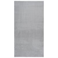 vidaXL Tapis shaggy gris 120x183 cm polyester