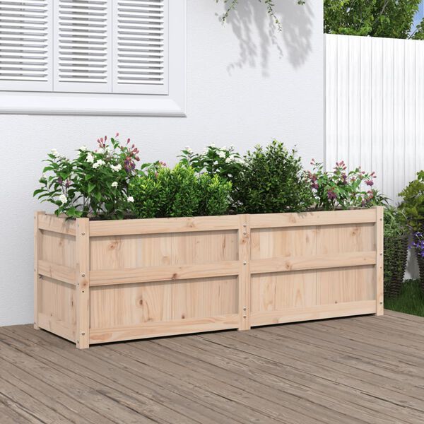 vidaXL Jardini&egrave;re 150x50x50 cm bois de pin massif